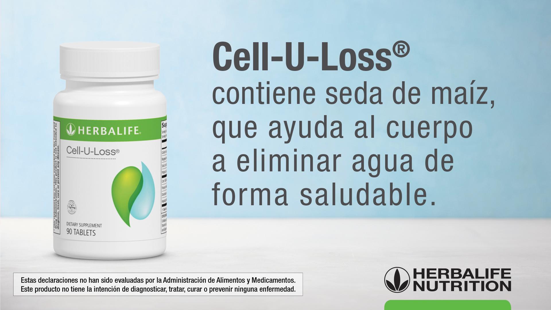 Herbalife Cell-U-Loss: Formulado con extracto de seda de maíz (90 tabletas)
